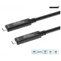 USB-C kabelis MicroConnect MC-USB3.2CC05-8K-OP 5 m — atbalsta 8K video, USB 3.2