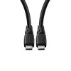 USB-C kabelis MicroConnect USB3.2CC01-LSZH, USB-C uz USB-C, 100W, USB 3.2 veiktspēja, LSZH apvalks