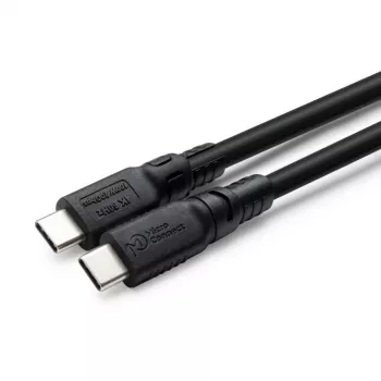 USB-C kabelis MicroConnect ColorFlex 100W USB3.2CC03-LSZH, USB-C uz USB-C, USB 3.2, 100W PD, LSZH apvalks