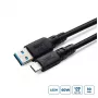 USB-C uz USB-A adaptera kabelis MicroConnect USB3.2AC1-LSZH, 1 m, USB 3.2