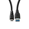 USB-C uz USB-A adaptera kabelis MicroConnect USB3.2AC1-LSZH, 1 m, USB 3.2