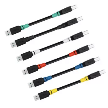 USB A–B datu kabelis MicroConnect USB3.0AB2B-LSZH 2 m, USB 3.2 Gen 1 (Micro-B/B), zemu dūmu nulles halogēna
