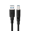 USB 3.2 A-B kabelis MicroConnect USB3.0AB3B-LSZH 1 m LSZH