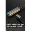 Microconnect USB3.0AAF20A USB kabelis 20 m USB A Melns