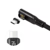 Microconnect MC-LS-USB4CC0.5-A USB kabelis 0.5 m USB C Melns