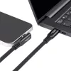 Microconnect MC-LS-USB4CC0.5-A USB kabelis 0.5 m USB C Melns