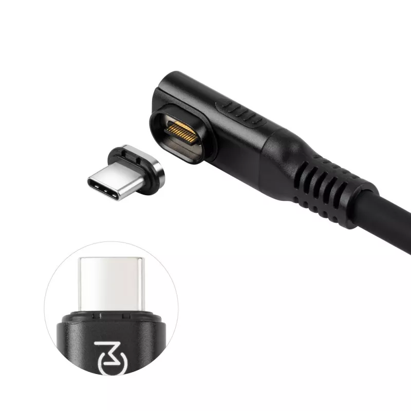 Microconnect MC-LS-USB4CC2.0-A USB kabelis 2 m USB C Melns