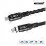 Microconnect MC-LS-USB4CC1.0 USB kabelis 1 m USB C Melns