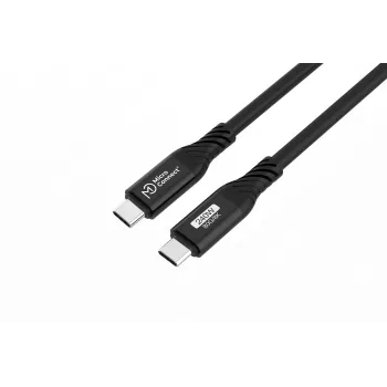 Microconnect USB4CC05-240W-80GBPS USB kabelis USB4 Gen 3x2 0,5 m USB C Melns
