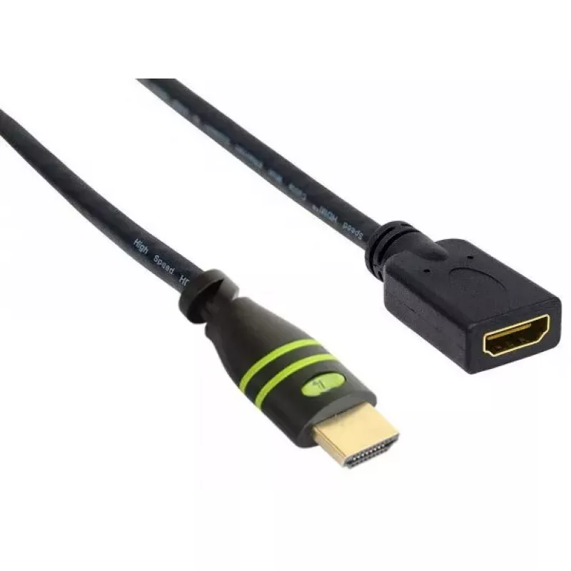 Techly ICOC-HDMI-4-EXT075 HDMI kabelis 7,5 m HDMI Type A (Standard) Melns