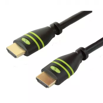 Techly 2m High Speed HDMI kabelis ar Ethernet A/A M/M Melns ICOC HDMI-4-020