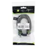 Techly 2m High Speed HDMI kabelis ar Ethernet A/A M/M Melns ICOC HDMI-4-020