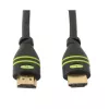 Techly 2m High Speed HDMI kabelis ar Ethernet A/A M/M Melns ICOC HDMI-4-020