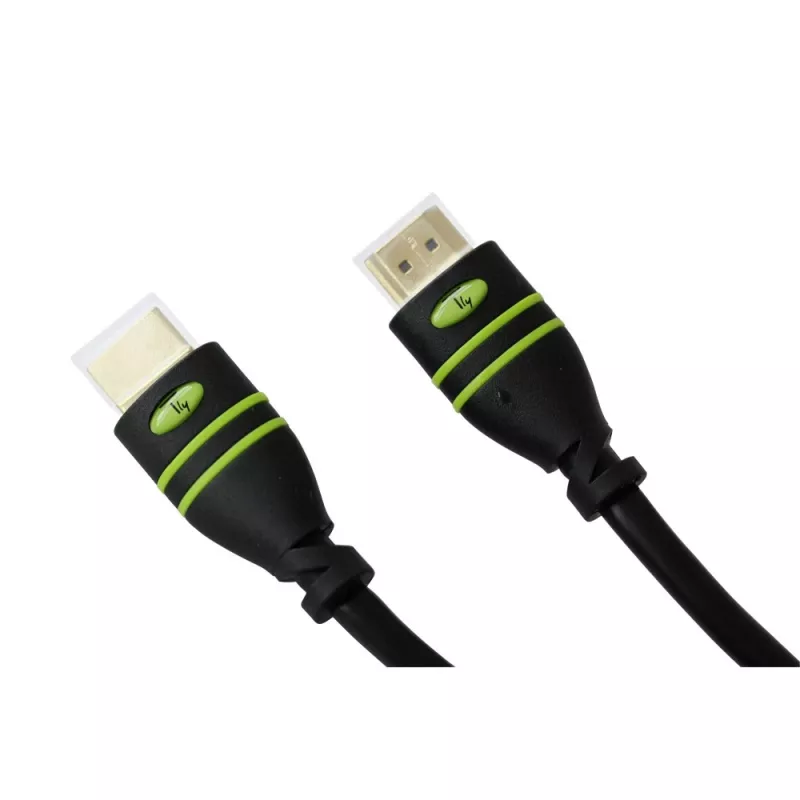 Techly 2m High Speed HDMI kabelis ar Ethernet A/A M/M Melns ICOC HDMI-4-020