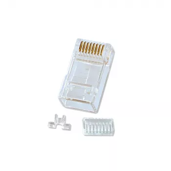 Lindy neekranēti RJ-45 tēviņu savienotāji, 8 kontaktu CAT6, 10 gab. iepakojumā