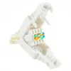 RJ-45 Cat5e vada savienotājs LOGON TWP8P8TP, caurspīdīgs/balts/dzeltens, 10 gab. iepakojumā