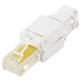 RJ-45 Cat5e vada savienotājs LOGON TWP8P8TP, caurspīdīgs/balts/dzeltens, 10 gab. iepakojumā