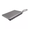 Lindy DST-Mini XT 810, USB-C klēpjdatora mini dokstacija ar vienu displeju (8K) vai diviem displejiem (4K60) un 100W caurlaides uzlādi