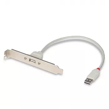 USB 2.0 aizmugures panelis Lindy 33123