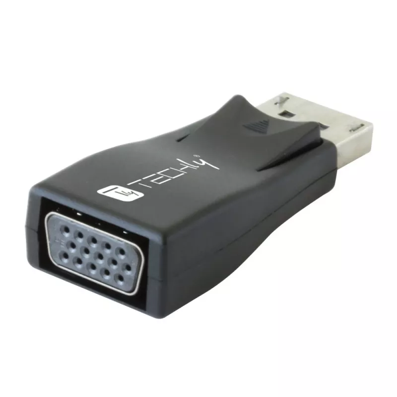 Kabeļu savienotāju pārveidotājs DisplayPort VGA Techly IADAP-DSP-230T