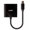 Lindy Mini DisplayPort uz DVI aktīvais pārveidotājs 0,16 m, melns