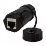 Kabeļu savienotāju adapteris (male to female) LOGON NETWORKING TWPGLAND84 RJ-45 melns
