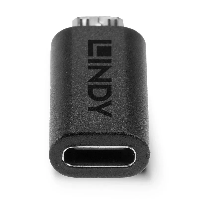 USB 2.0 Type Micro-B to C adapteris Lindy 41903