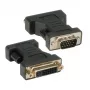 Techly DVI uz analogo VGA F / M adapteris IADAP DVI-9100, VGA, DVI-I, melns