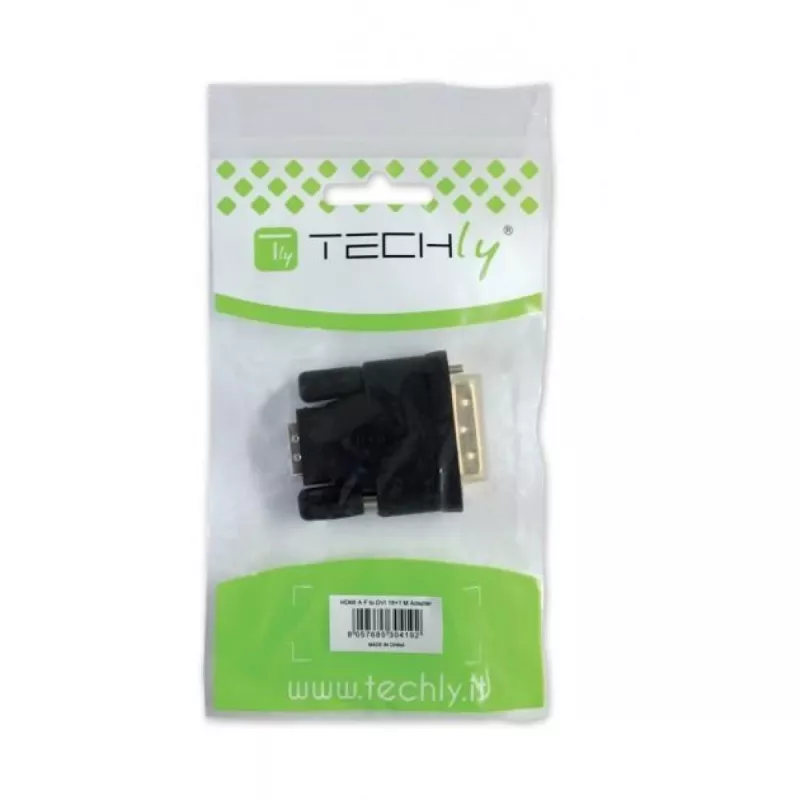 Techly DVI uz analogo VGA F / M adapteris IADAP DVI-9100, VGA, DVI-I, melns