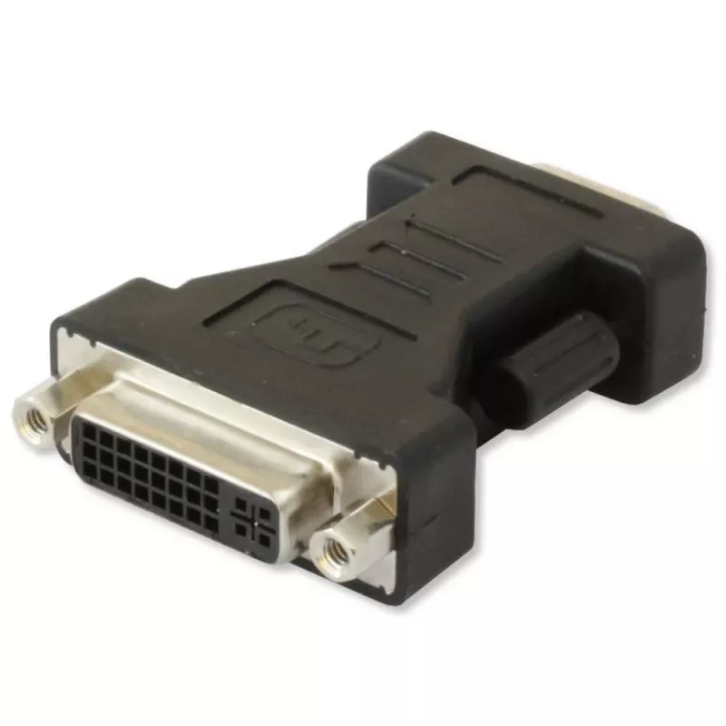 Techly DVI uz analogo VGA F / M adapteris IADAP DVI-9100, VGA, DVI-I, melns