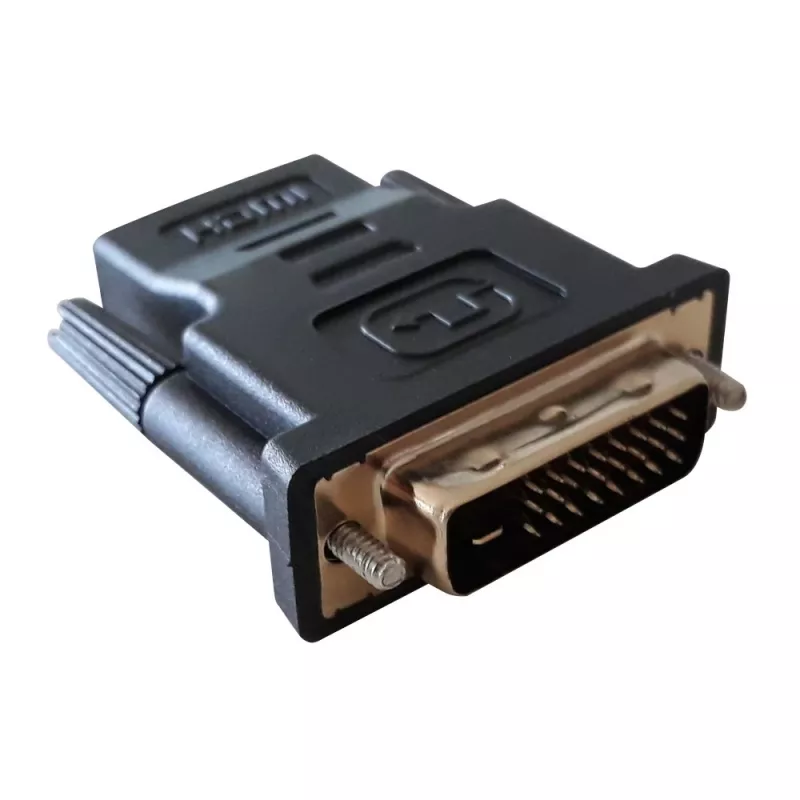 Kabeļa dzimuma mainītājs DVI-D, melns Techly IADAP-DVI-HDMI-F