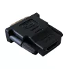 Kabeļa dzimuma mainītājs DVI-D, melns Techly IADAP-DVI-HDMI-F