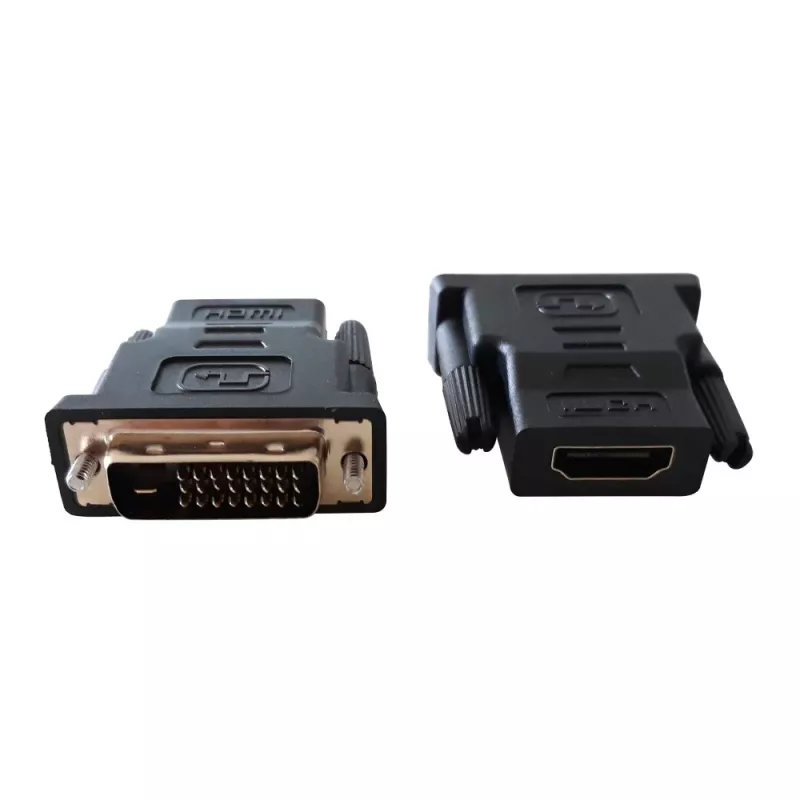 Kabeļa dzimuma mainītājs DVI-D, melns Techly IADAP-DVI-HDMI-F