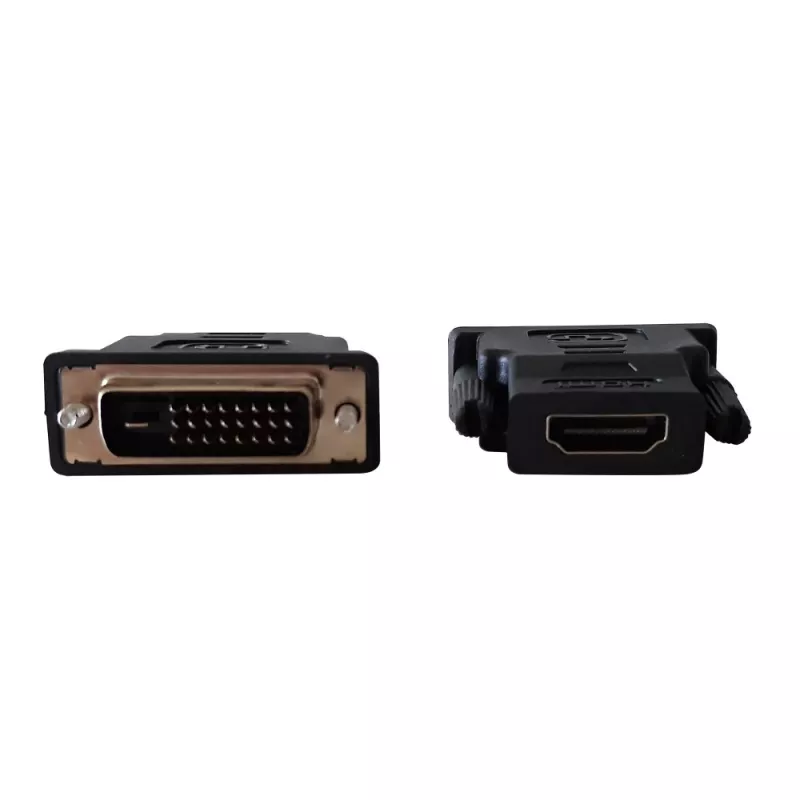 Kabeļa dzimuma mainītājs DVI-D, melns Techly IADAP-DVI-HDMI-F