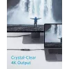 USB grafikas adapteris Anker A83120A1 — USB 3.2 Gen 1, melns/pelēks, kabelis 0,15 m