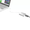 j5create JUA354 USB 3.0 uz 4K HDMI displeja adapteris, sudraba krāsā