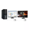 j5create JUA354 USB 3.0 uz 4K HDMI displeja adapteris, sudraba krāsā