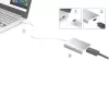 j5create JUA354 USB 3.0 uz 4K HDMI displeja adapteris, sudraba krāsā