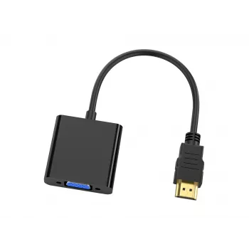Conceptronic ABBY20B HDMI–VGA adapteris, 0,25 m, HDMI Type A (Standard), VGA (D-Sub), vīrišķais, sievišķais, taisns