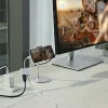 j5create JCA152 USB-C® uz 4K HDMI™ adapteris ar jaudas piegādi, melns