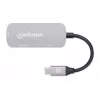 Manhattan USB-C dokstacija/sadalītājs HDMI USB-A USB-C 100 W Power Delivery 4K 60Hz