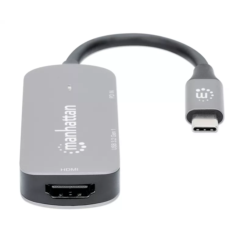 Manhattan USB-C dokstacija/sadalītājs HDMI USB-A USB-C 100 W Power Delivery 4K 60Hz