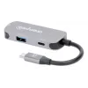 Manhattan USB-C dokstacija/sadalītājs HDMI USB-A USB-C 100 W Power Delivery 4K 60Hz