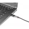Manhattan USB-C uz USB-A adapteris, sieviešu uz vīriešu, 10 Gbps (USB 3.2 Gen2 jeb USB 3.1), SuperSpeed+ USB, melns, mūža garantija