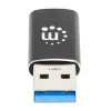 Manhattan USB-C uz USB-A adapteris, sieviešu uz vīriešu, 10 Gbps (USB 3.2 Gen2 jeb USB 3.1), SuperSpeed+ USB, melns, mūža garantija