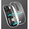 Bezvadu pele Manhattan Transparent uzlādējama USB