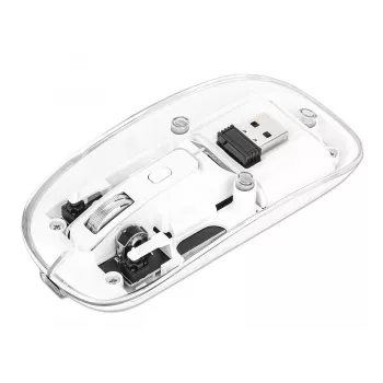 Pele Manhattan Transparent uzlādējama bezvadu USB