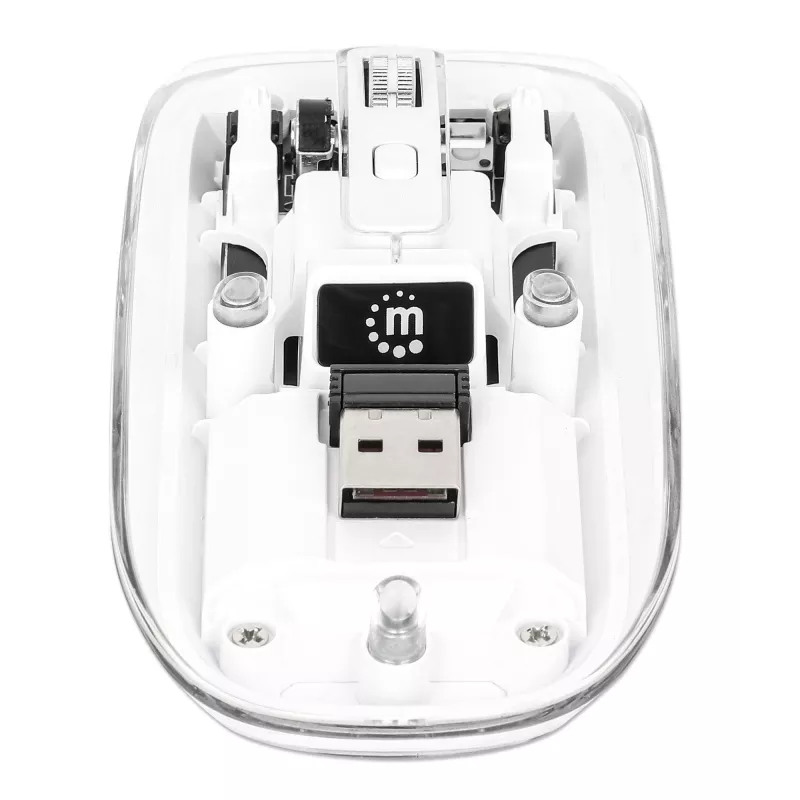 Pele Manhattan Transparent uzlādējama bezvadu USB