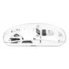 Pele Manhattan Transparent uzlādējama bezvadu USB