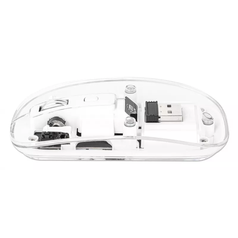 Pele Manhattan Transparent uzlādējama bezvadu USB